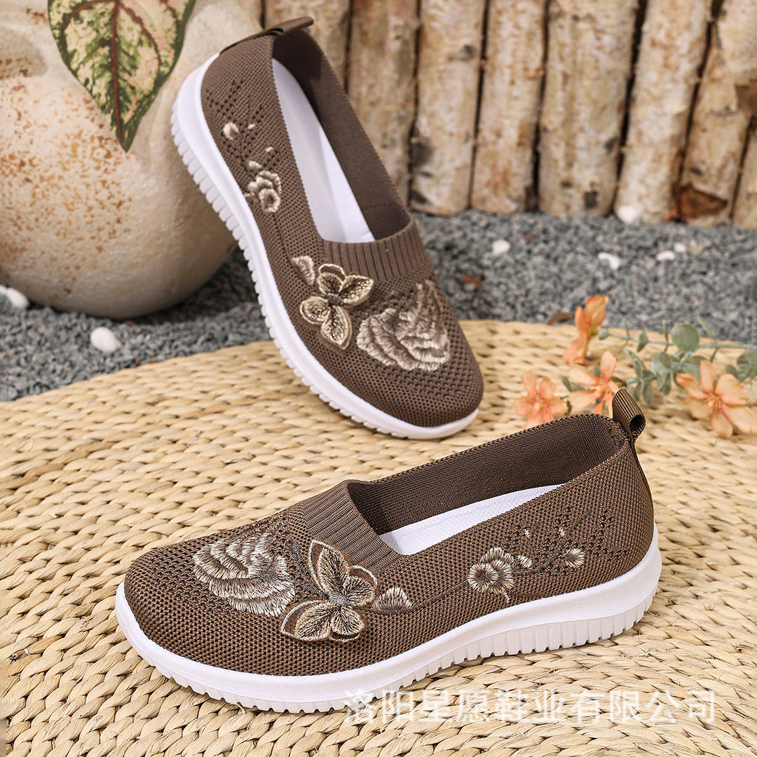 Damen Sneaker mit floralem Design EB
