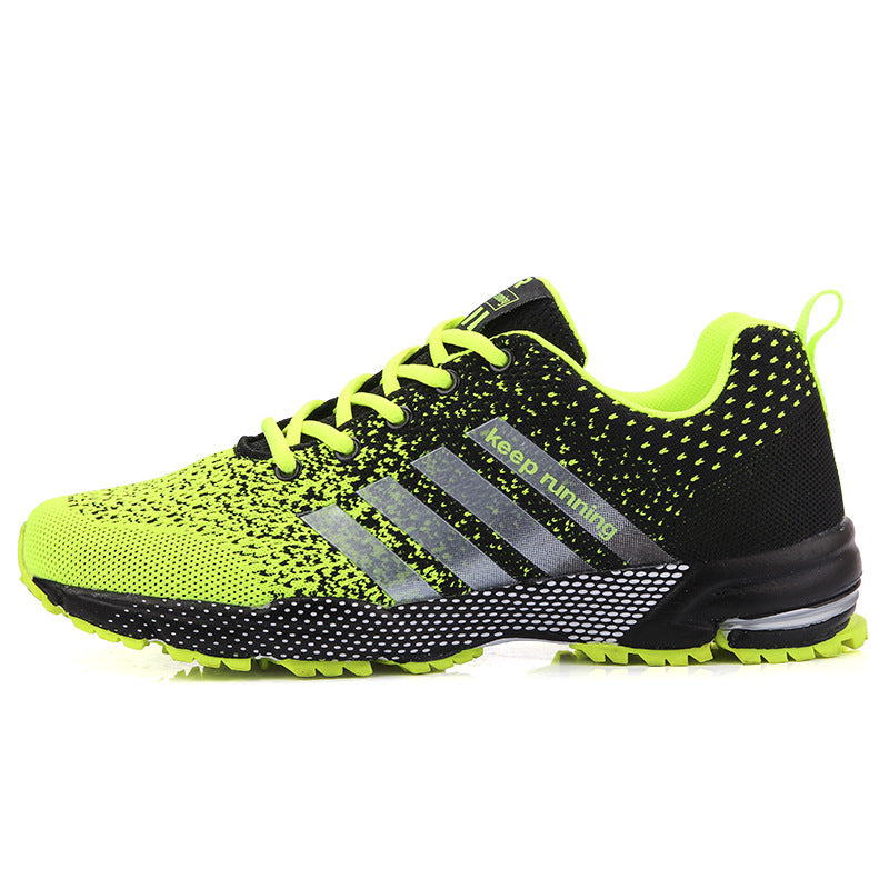 Damen Sportliche Laufschuhe mit atmungsaktiver Mesh-Oberfläche und dämpfender Zwischensohle EB