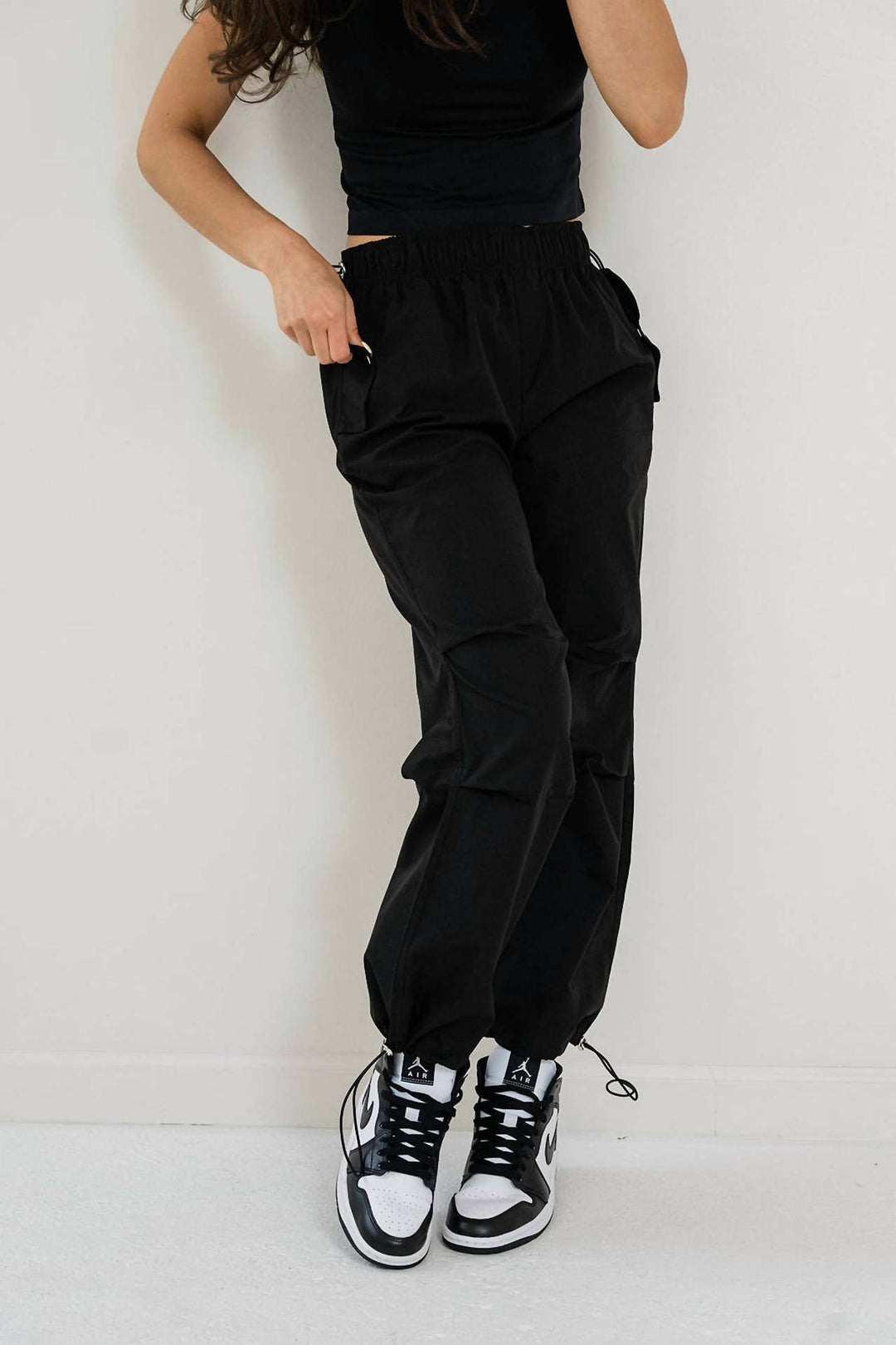 Damen Bequeme Freizeithose mit seitlichen Reißverschlüssen EB