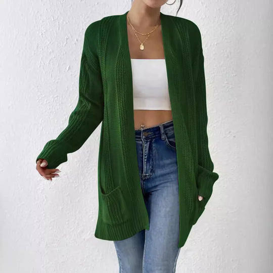 Damen Strickjacke mit Taschen EB