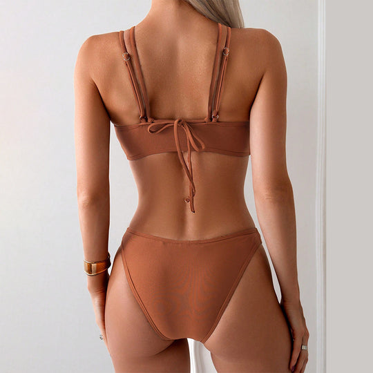 Damen Bikini-Set mit raffinierten Schnürdetails EB