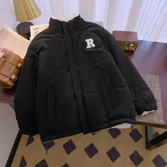 Damen Wattierte Freizeitjacke mit luxuriösem Stehkragen und praktischen Taschen EB