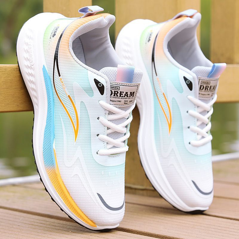Damen Sportliche Laufschuhe mit atmungsaktiver Netzstruktur und reaktionsfreudiger Dämpfung EB