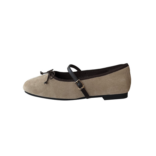Damen Ballerinas im klassischen Vintage-Stil EB