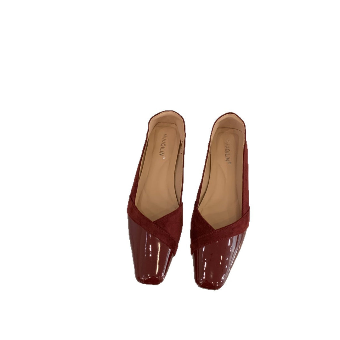 Damen elegante Stiefeletten mit modischem Glanz und komfortablem Fußbett EB