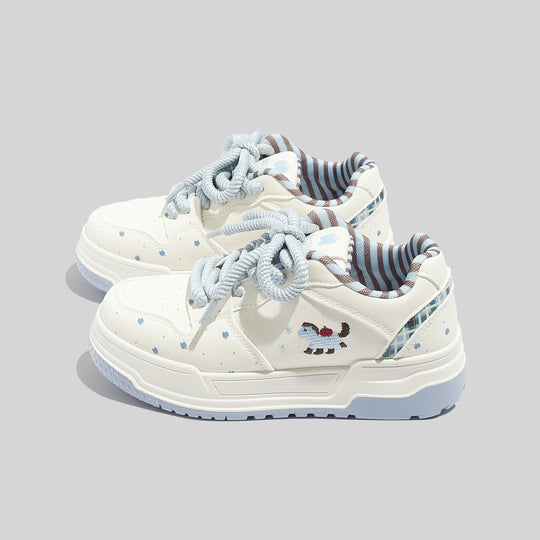 Damen Verspielte Sneaker mit fröhlichem Gingerbread-Motiv und gepolsterter Sohle EB
