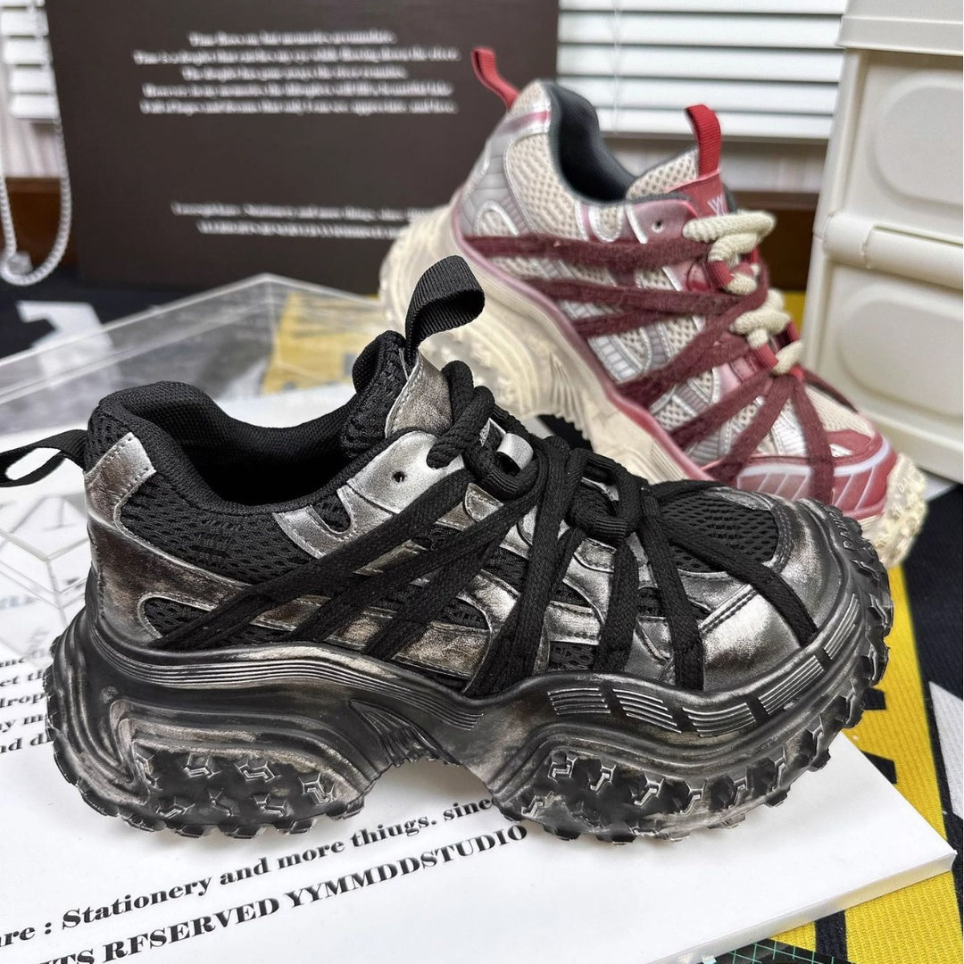 Damen Outdoor-Sneaker mit rutschfester Sohle und atmungsaktiver Konstruktion EB