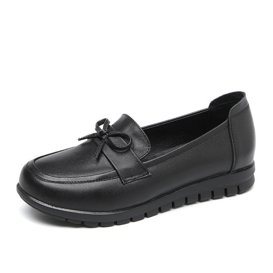 Damen Ballerinas mit eleganten Schleifenakzenten und rutschfester Sohle EB