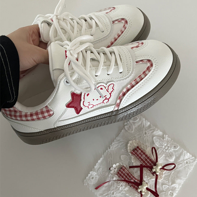 Damen Verspielte Sneakers mit kreativem Motiv EB
