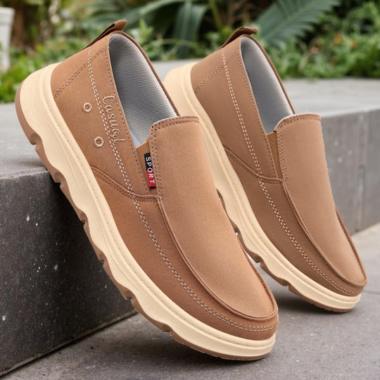 Damen Bequeme Slip-On Freizeitschuhe EB