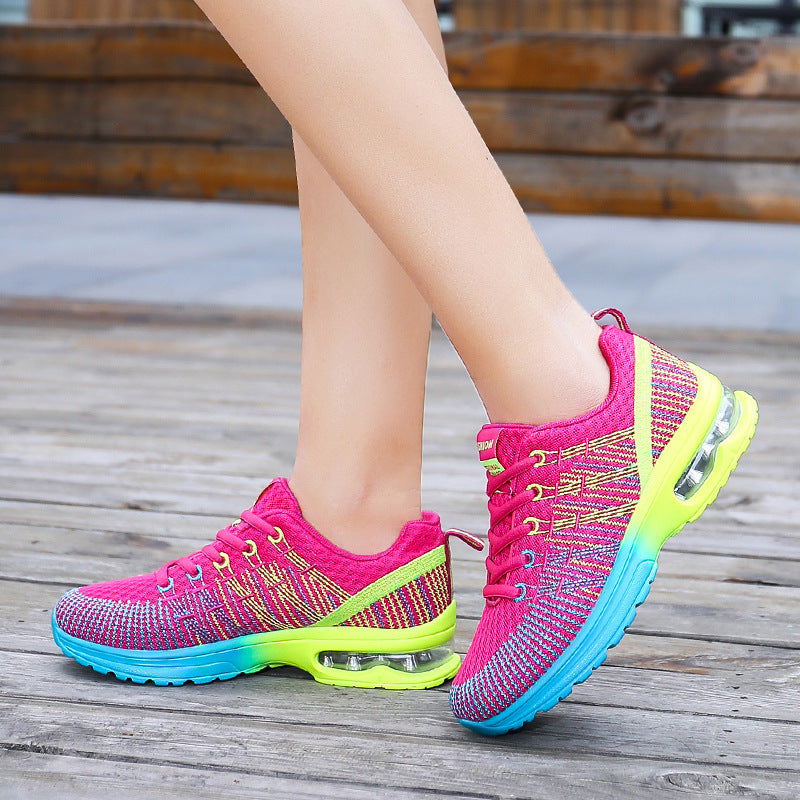 Damen modische Lauf-Sneaker mit dämpfendem Air-System EB