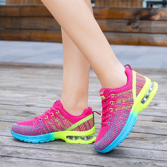 Damen modische Lauf-Sneaker mit dämpfendem Air-System EB