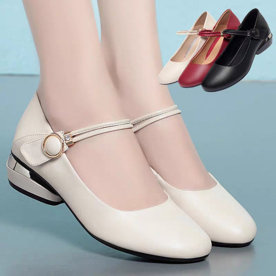 Damen Ballerinas mit elegantem Riemen EB