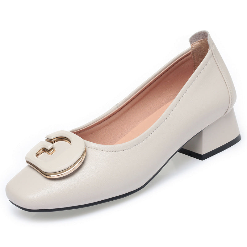 Damen Elegante und bequeme Ballerinas mit modischem Schmuckdetail EB