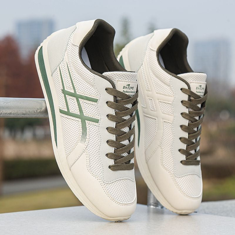 Damen Modische Sneakers mit atmungsaktiver Mesh-Oberfläche und federnder Sohle EB
