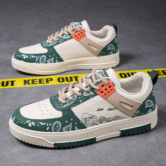 Herren Sportliche Sneaker mit einzigartigem Grafikschema EB