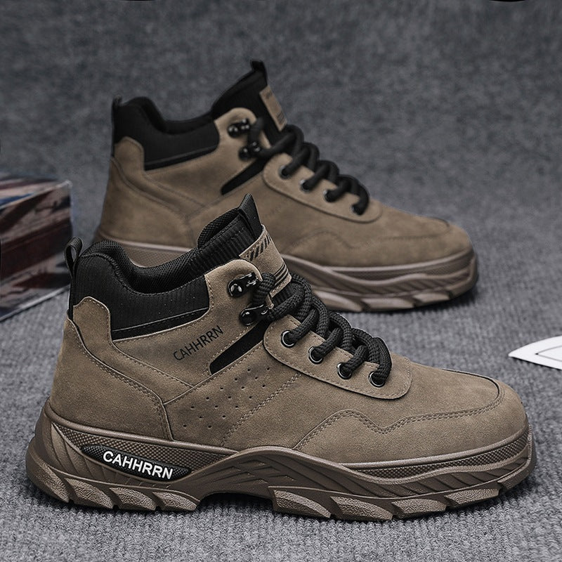 Herren robuste Freizeit-Wanderschuhe mit atmungsaktivem Obermaterial und rutschfester Sohle EB