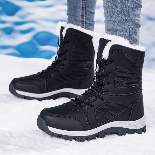Damen Winterstiefel mit isolierendem Innenfutter und rutschfester Profilsohle EB