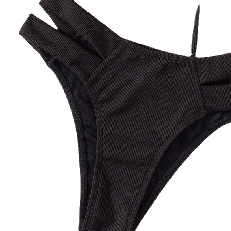 Damen Triangel-Bikini mit verstellbaren Trägern und modernem Cut EB