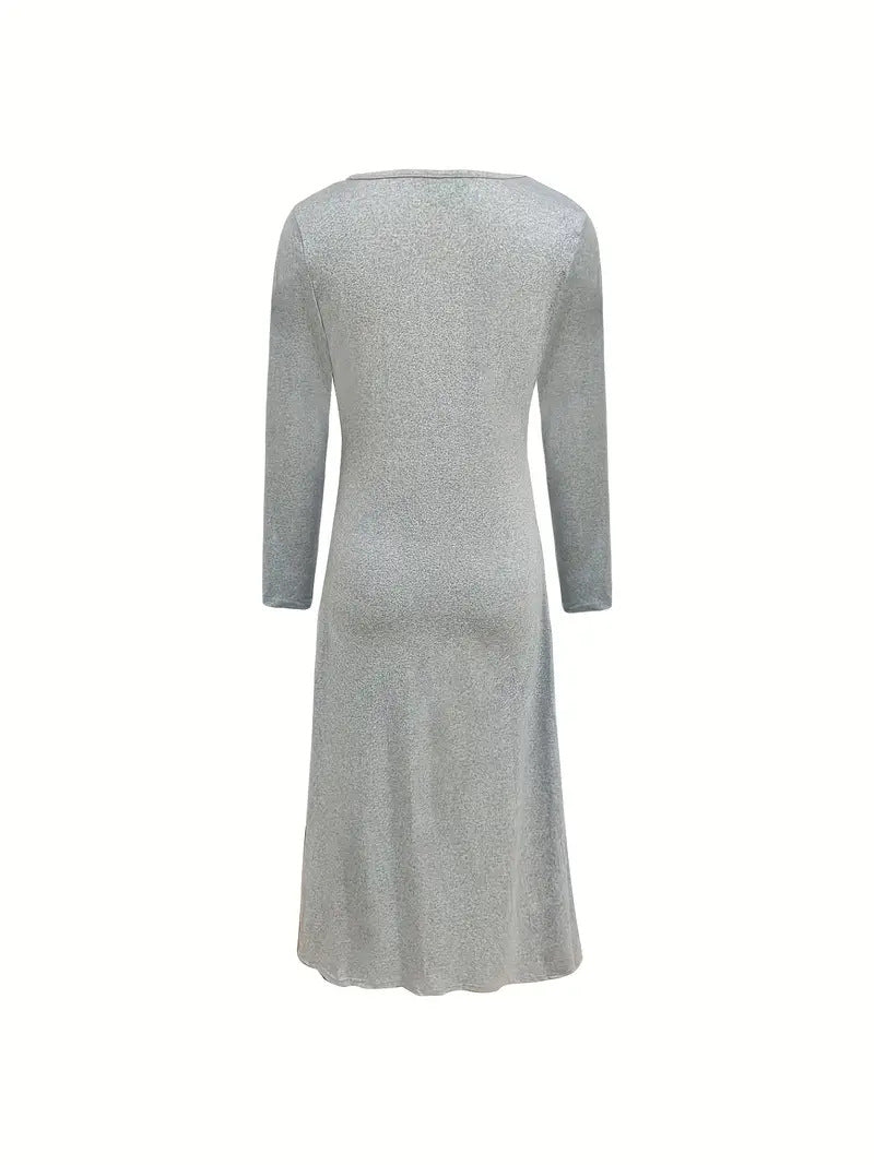Damen Maxikleid mit floralem Design und elegantem Taillengürtel EB