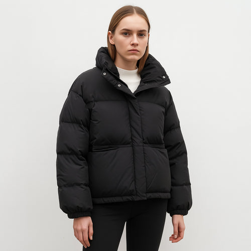 Damen Kompakte Winterjacke mit voluminösem Schnitt EB