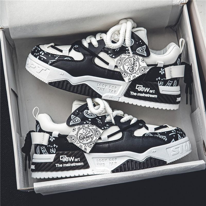 Damen Sportliche Sneakers mit modernem grafischen Design und hoher Dämpfung EB