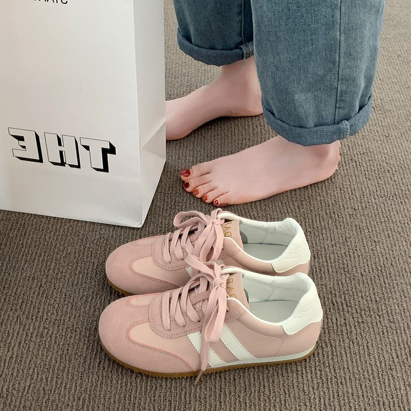 Damen Sportliche Freizeit-Sneaker im Retro-Stil EB