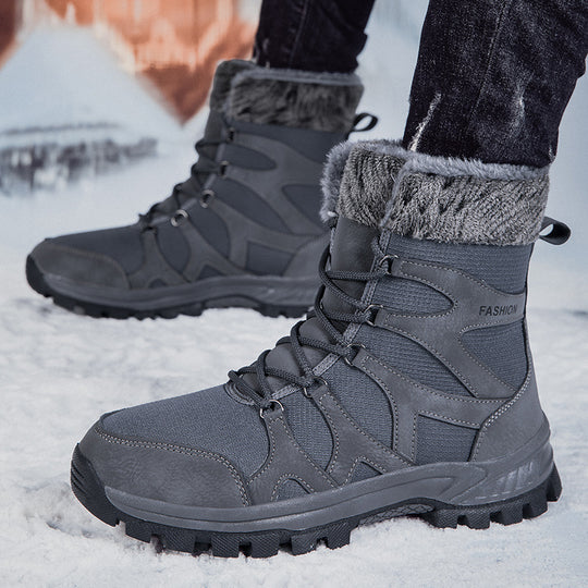 Damen warme Winterstiefel mit rutschfester Sohle und isolierendem Innenfutter EB