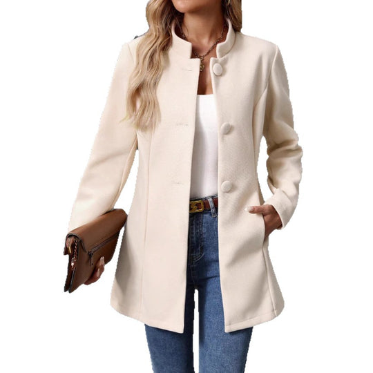 Damen klassischer und eleganter Mantel EB