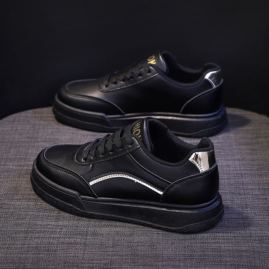 Damen Sportliche Sneakers mit elegantem Metallic-Akzent und bequemer Dämpfung EB