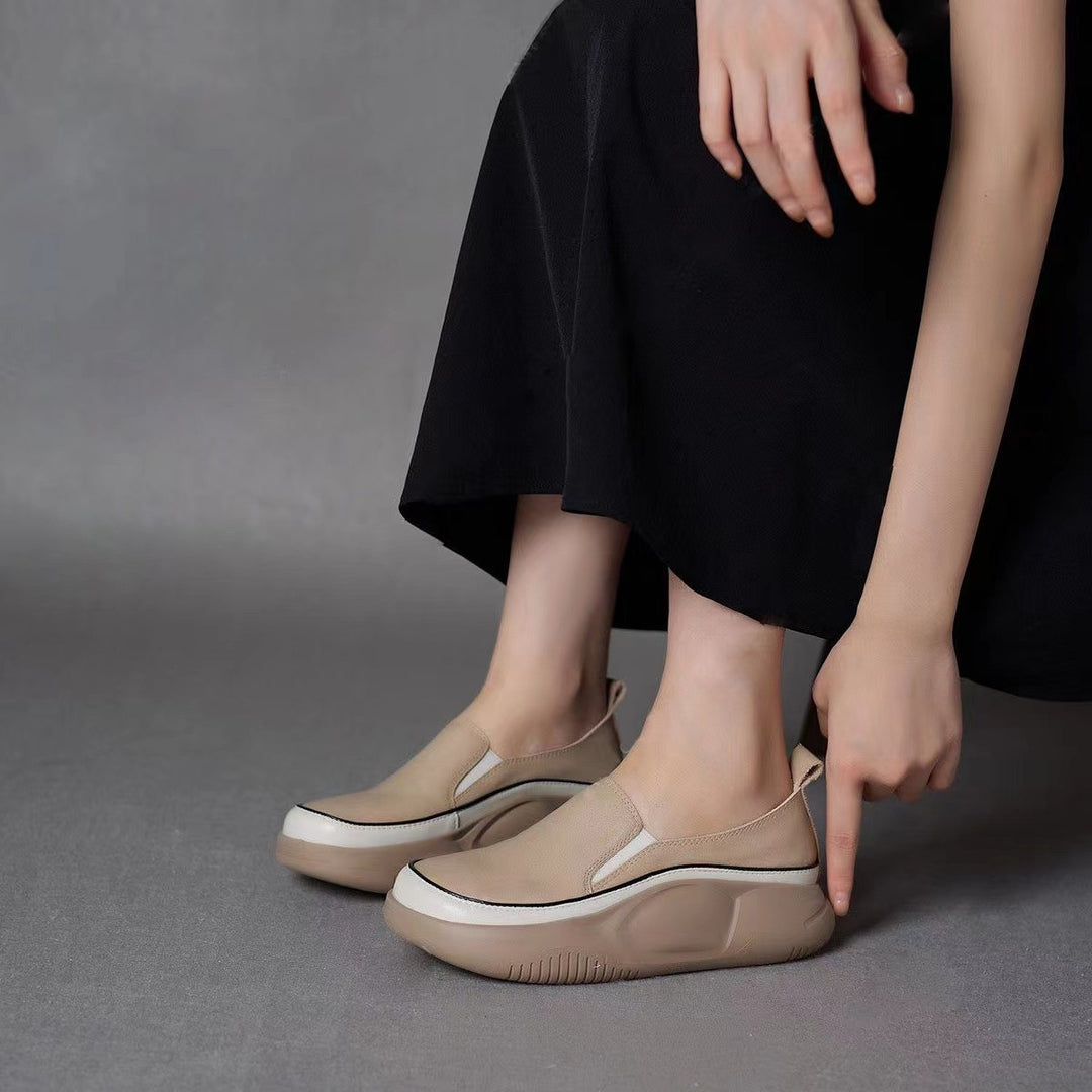 Damen Slip-On Sneakers mit ergonomischem Design und strukturiertem Obermaterial EB