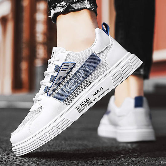 Damen Sportliche Sneakers mit atmungsaktivem Obermaterial und flexibler Sohle EB