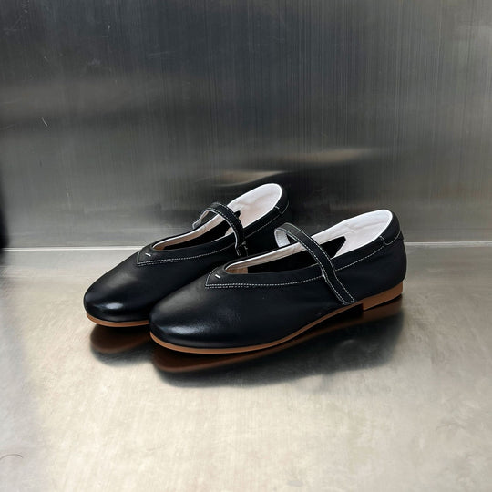 Damen elegante Slipper mit verstellbarem Riemen und weicher Innensohle EB