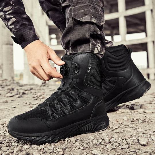 Herren hochgeschnittene Outdoor-Schuhe mit innovativem Schnellschnürsystem EB