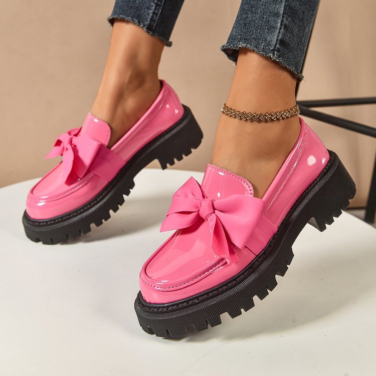 Damen Elegante Slipper mit dekorativer Schleifenverzierung und rutschfester Sohle EB