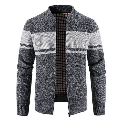 Herren modische Strickjacke mit strukturiertem Design EB