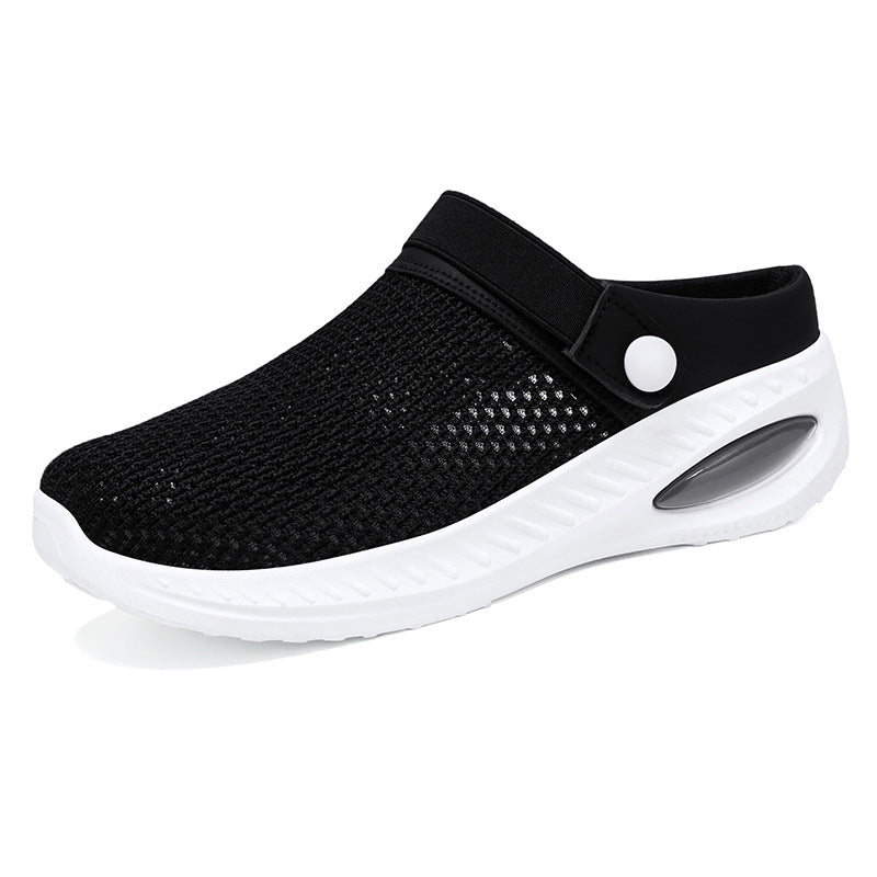 Damen Leichte Clogs mit Atmungsaktivem Obermaterial und Flexiblem Fußbett EB