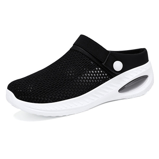 Damen Leichte Clogs mit Atmungsaktivem Obermaterial und Flexiblem Fußbett EB