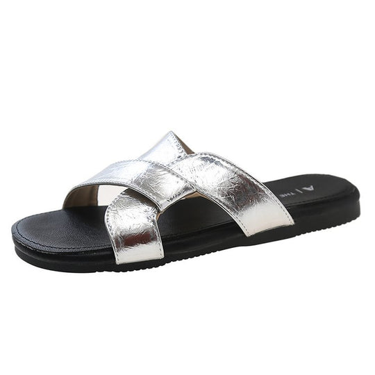 Damen modische Sandalen mit Pompons EB