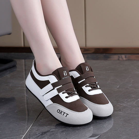 Damen Bequeme Sneakers mit elastischem Verschlusssystem und atmungsaktiver Obermaterialstruktur EB