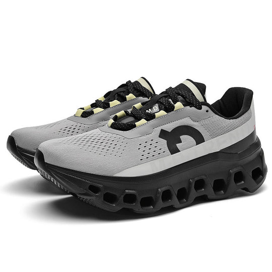 Unisex innovative Hohlkammer-Plateau-Sneaker mit ultraleichter Gittersohle und nahtlosem Mesh-Obermaterial EB