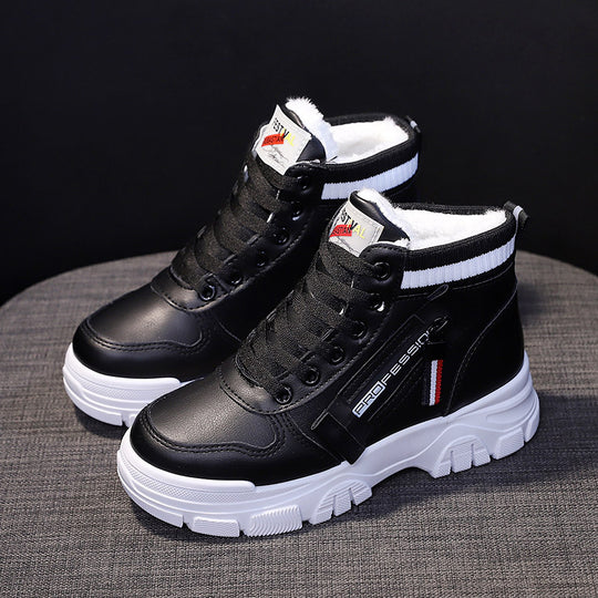 Damen Isolierte Winterstiefel mit rutschfester Sohle und warmem Innenfutter EB