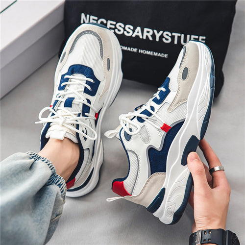 Damen Modische und bequeme Sneakers mit sportlichem Design und atmungsaktiven Materialien EB