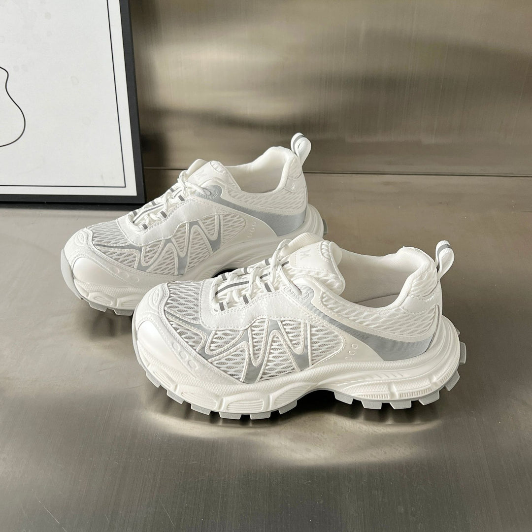 Damen Sportliche Trail Sneakers mit atmungsaktiver Mesh-Oberfläche und rutschfester Sohle EB