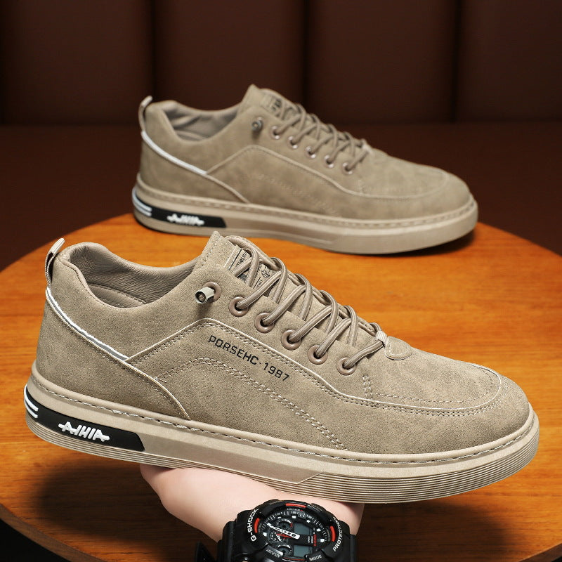 Damen Sportliche Sneaker mit weichem Wildleder-Obermaterial und dämpfender Sohle EB