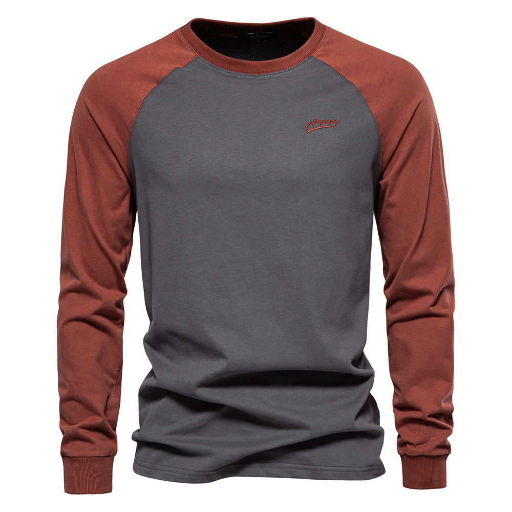 Herren Langarmshirt mit markantem Raglan-Design EB