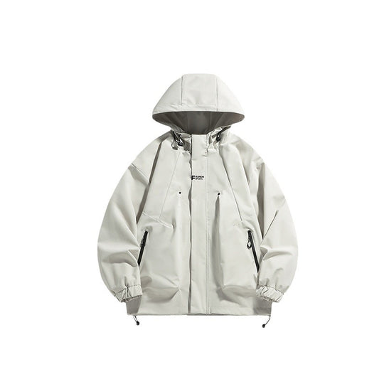 Herren multifunktionale Winterjacke mit isolierendem Fleecefutter und verstellbarer Kapuze EB