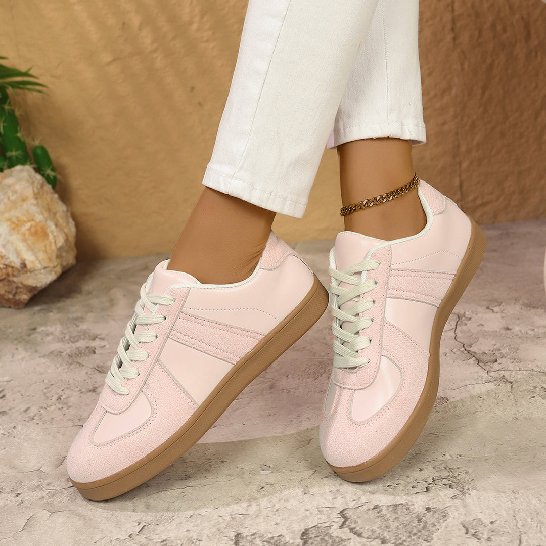 Damen Sneakers im modernen Retro-Design mit weicher Sohle und atmungsaktivem Obermaterial EB