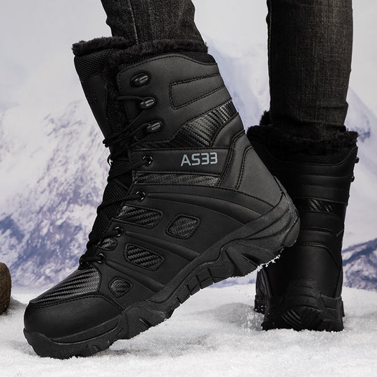 Herren Hohe Winter-Boots mit isolierender Fütterung und rutschfester Sohle EB
