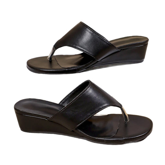 Damen Wedge-Sandalen mit komfortablem Fußbett und modischer Schnalle EB